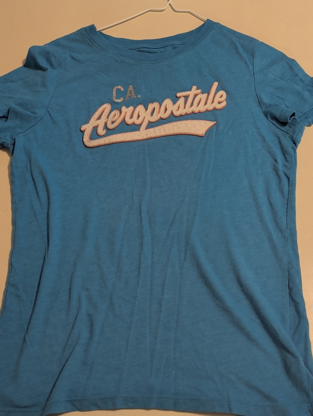 Aeropostale Women’s Turquoise Blue  Tee